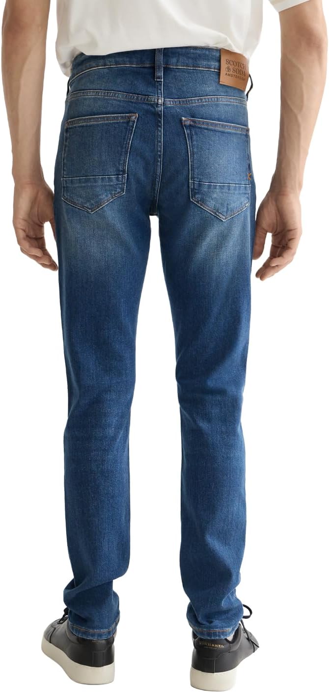 Scotch & Soda Herren Skim Skinny-fit Jeans 28W / 30L Classic Blue, 28W / 30L Classic Blue