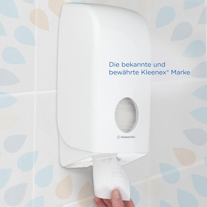 Kleenex Toilettenpapier 8408 – 2-lagiges Klopapier in Grosspackungen – 36 Packungen x 200 Blatt (7.2
