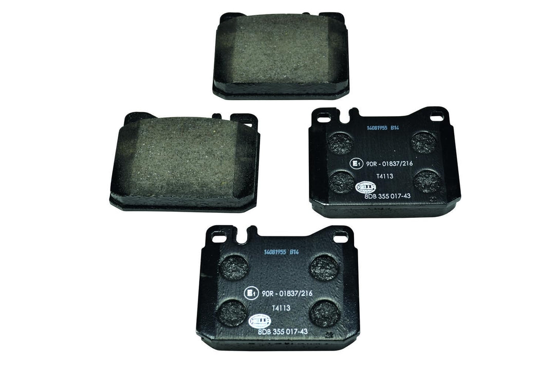 HELLA PAGID 8DB 355 017-431 Bremsbelagsatz - T4113 - Dicke/Stärke: 17.5mm - Bremssystem: Teves - für