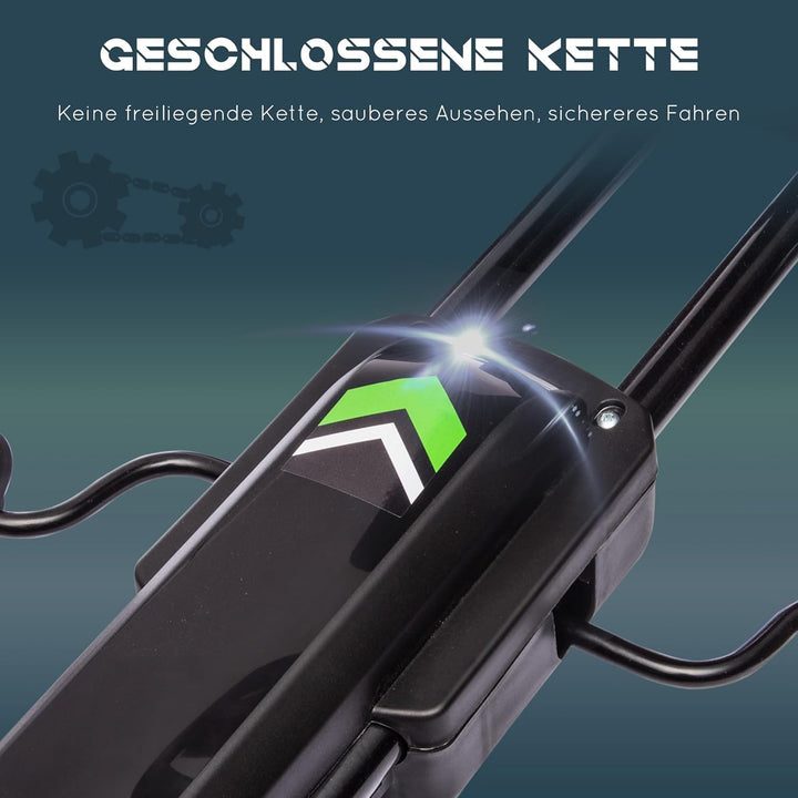 HOMCOM Gokart Tretauto mit Handbremse, verstellbarem Sitz, Vor- und Rückwärtsgang, Tretfahrzeug Kind