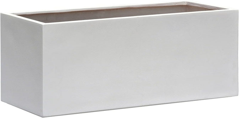 ESCHBACH® Pflanzkübel Box 100 Weiss Rechteckig * 100 x 45 x 45 cm * 10 Jahre Garantie 100x45x45, 100