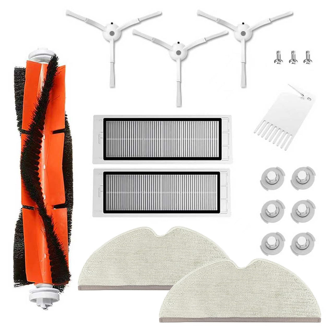 Zubehör für Roborock Saugroboter, Ersatzteile kompatibel für Roborock S50 S51 S55 S5 max S6 S60 S65,
