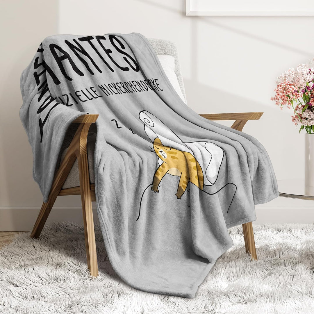 Tante Geschenk, Personalisierte Decke Geburtstagsgeschenk für Tante, Kuscheldecke Flauschige An Mein