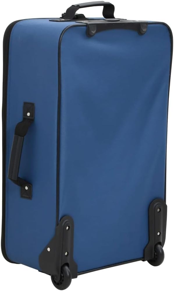 vidaXL Reisekoffer Set 5-TLG., Kofferset mit 3 Rollkoffern Reisetasche Kulturtasche, Hartschalenkoff