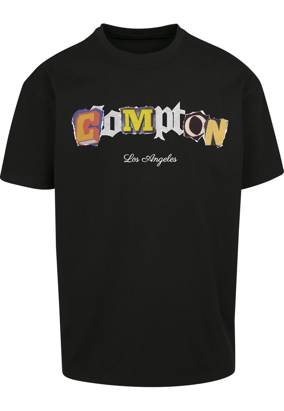Mister Tee Unisex Compton L.a. Oversize Tee T-Shirt XL Schwarz, XL Schwarz