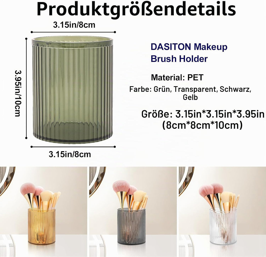 DASITON Make Up Kosmetik Organizer, Acryl Make Up Pinsel Organizer Pinselhalter Kosmetik Aufbewahrun
