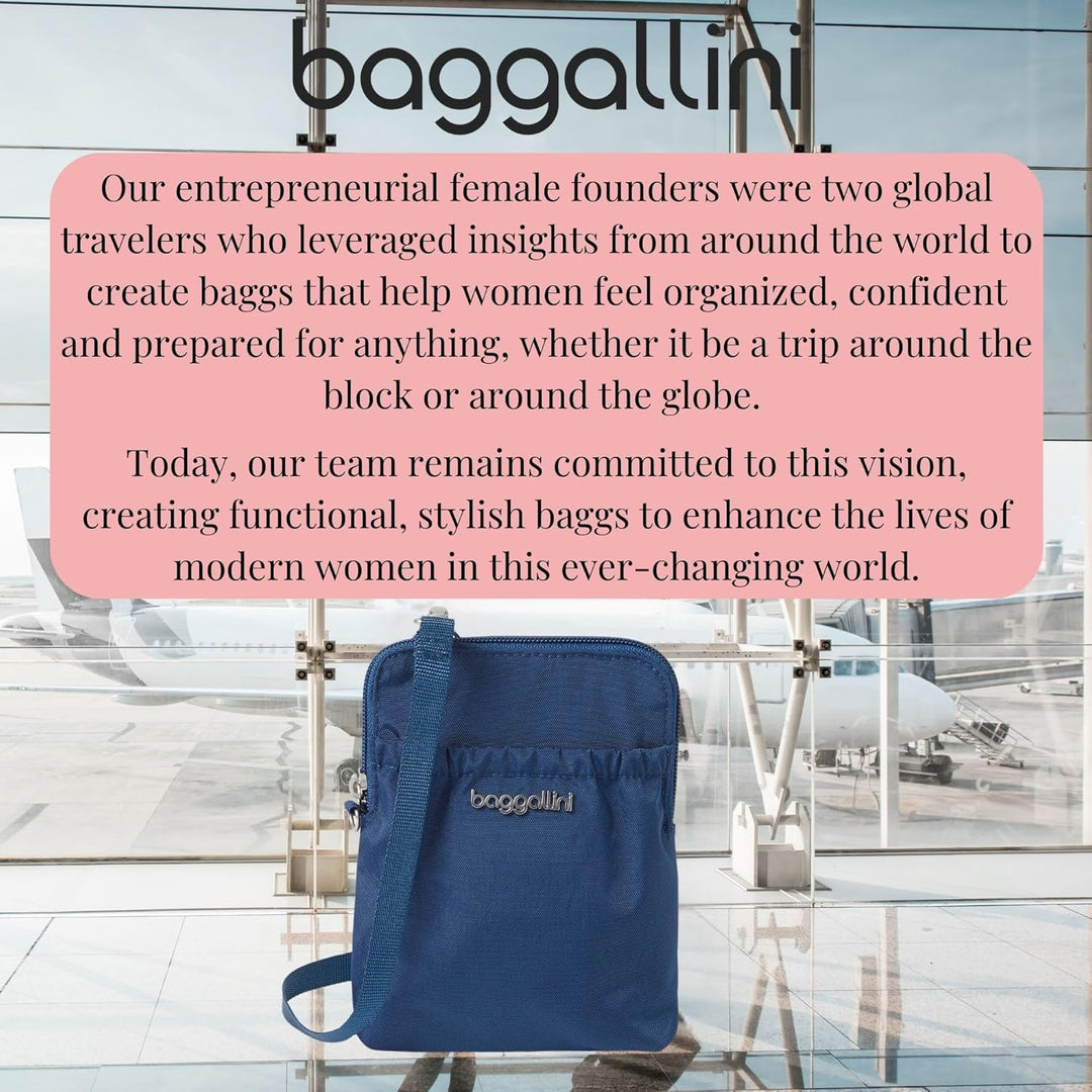 Baggallini Bryant Smartphone-Tasche und Geldbörse – leicht, wasserabweisend, Reisetasche mit RFID-Sc