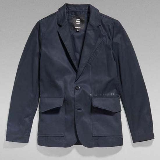 G-Star RAW Herren Unisex Worker Blazer Blazers S Blau (Salute D21988-d194-c742), S Blau (Salute D219