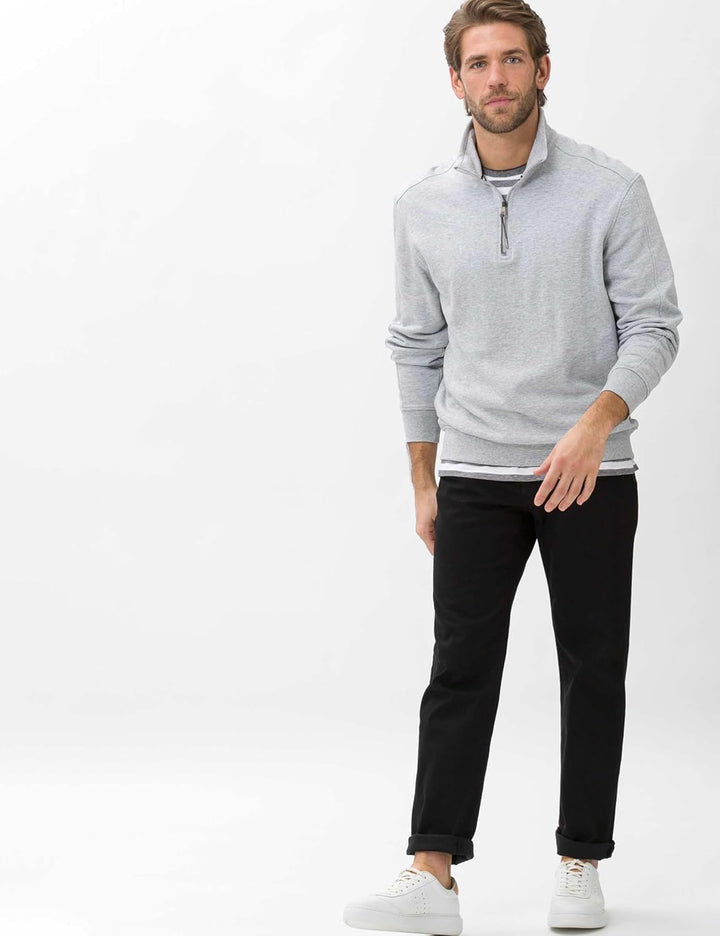 BRAX Straight Fit Hose Cadiz Cotton Satin Stretch Nachtblau 30W / 30L Perma Black, 30W / 30L Perma B