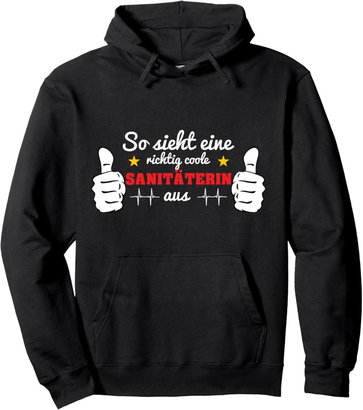 Sanitäterin Rettungssanitäter Notärztin Pullover Hoodie