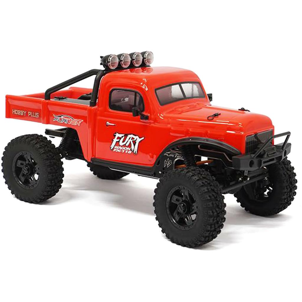s-idee FX118 Fury Wagon RTR rot FURITEK Brushless 1/18 RC Crawler Kit