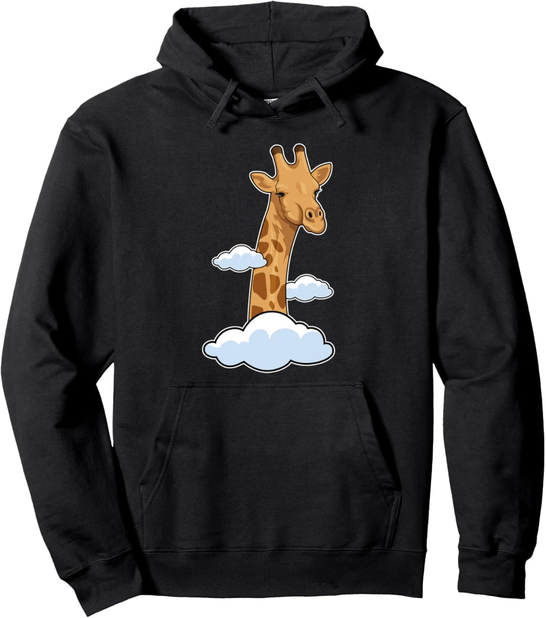 Giraffe Wolken Pullover Hoodie