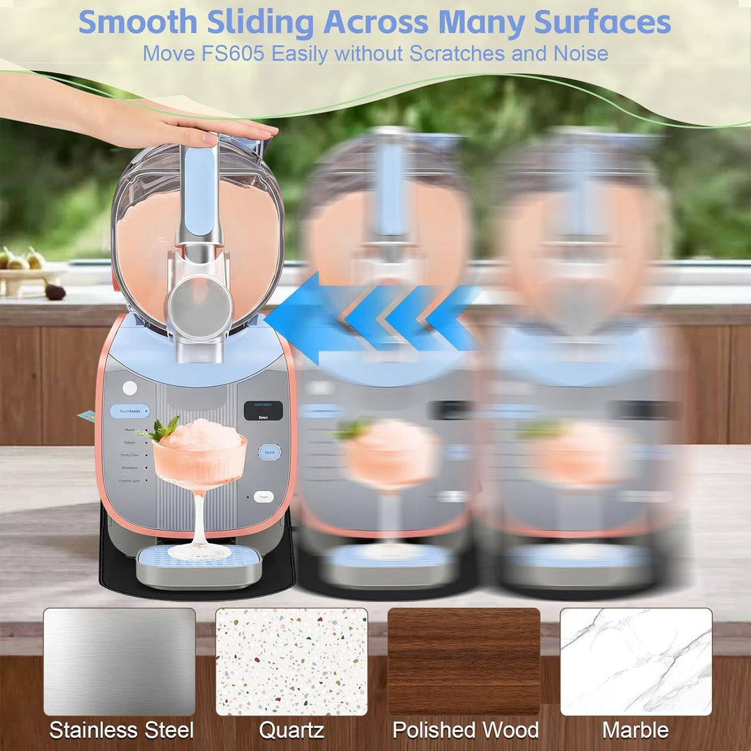 Gleitpad für Ninja Slushie Max FS605EU, beidseitige Design, Gleitunterlage mit Aufhängeschlaufe, lei