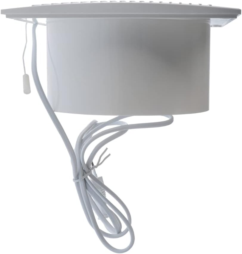 EUROPLAST Ø 150mm Wandventilator Lüfter Abluft Kabel Schalter Ventilator Küche WC Bad - Kunststoff -