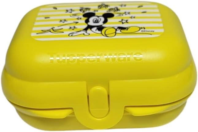 Tupperware To Go Mini-Twin Grösse 1 kleine Brotdose Twin Schule Kindergarten gelb Mickey Minitwin, G