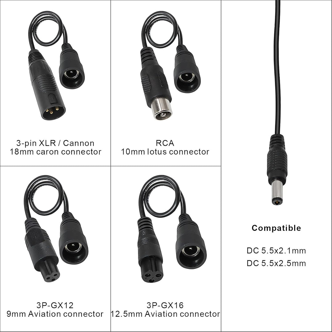 42V 5A Li-ion Ladegerät Mehrere Stecker PowerFast 3-Prong Inline Stecker Für 36V Pocket Mod Sport Mo
