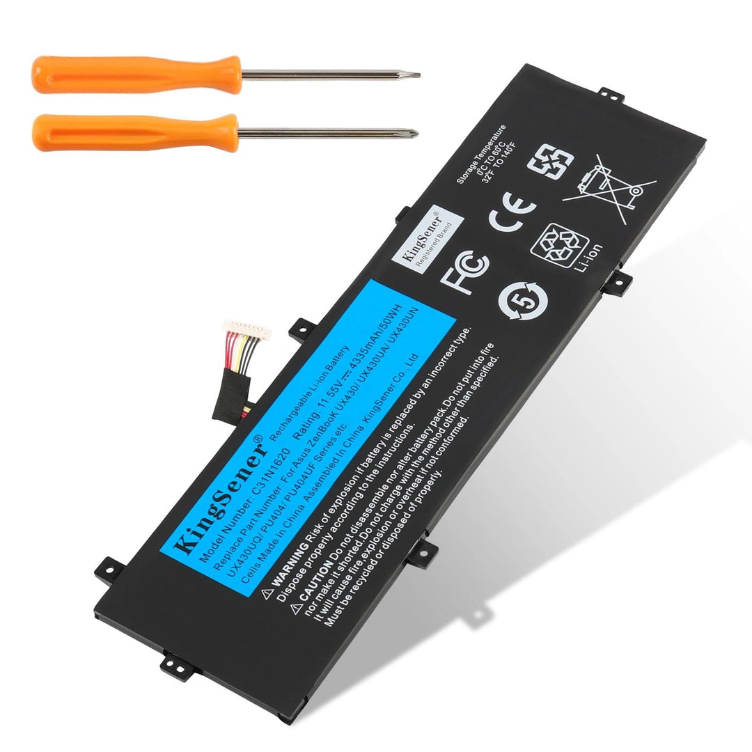 C31N1620 Laptop Akku 11,55V 50Wh Li-Polymer 3ICP5/70/81 0B200-02370000 für ASUS Zenbook UX430U UX430