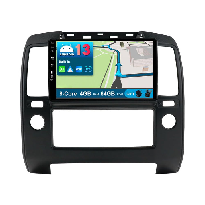 JOYX Android 13 IPS Autoradio Passt für Nissan Navara 3 D40 (2004-2010) - 4G+64G - Eingebaut DSP/Car