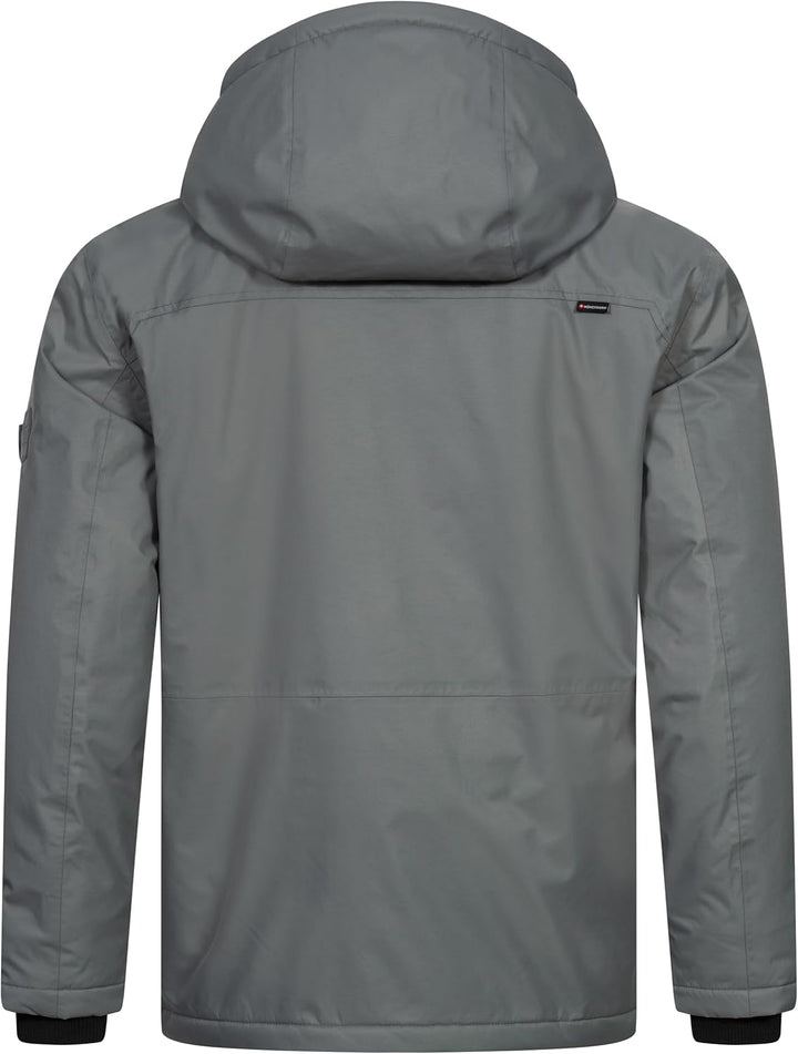 Höhenhorn Starsgard Herren Winter Jacke Wasserdicht Atmungsaktive Funktionsjacke, Grau