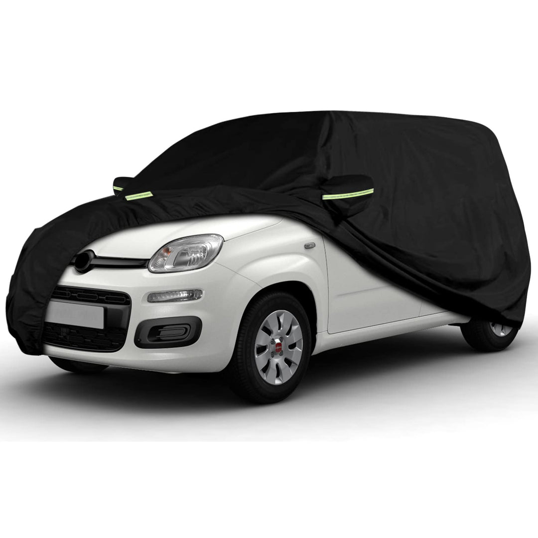 Autoabdeckung Wasserdicht Kompatibel mit FIAT Panda 2003-2024, Atmungsaktiv Vollgarage Autoplane für