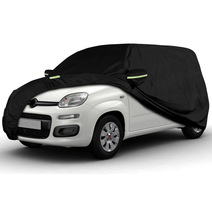 Autoabdeckung Wasserdicht Kompatibel mit FIAT Panda 2003-2024, Atmungsaktiv Vollgarage Autoplane für