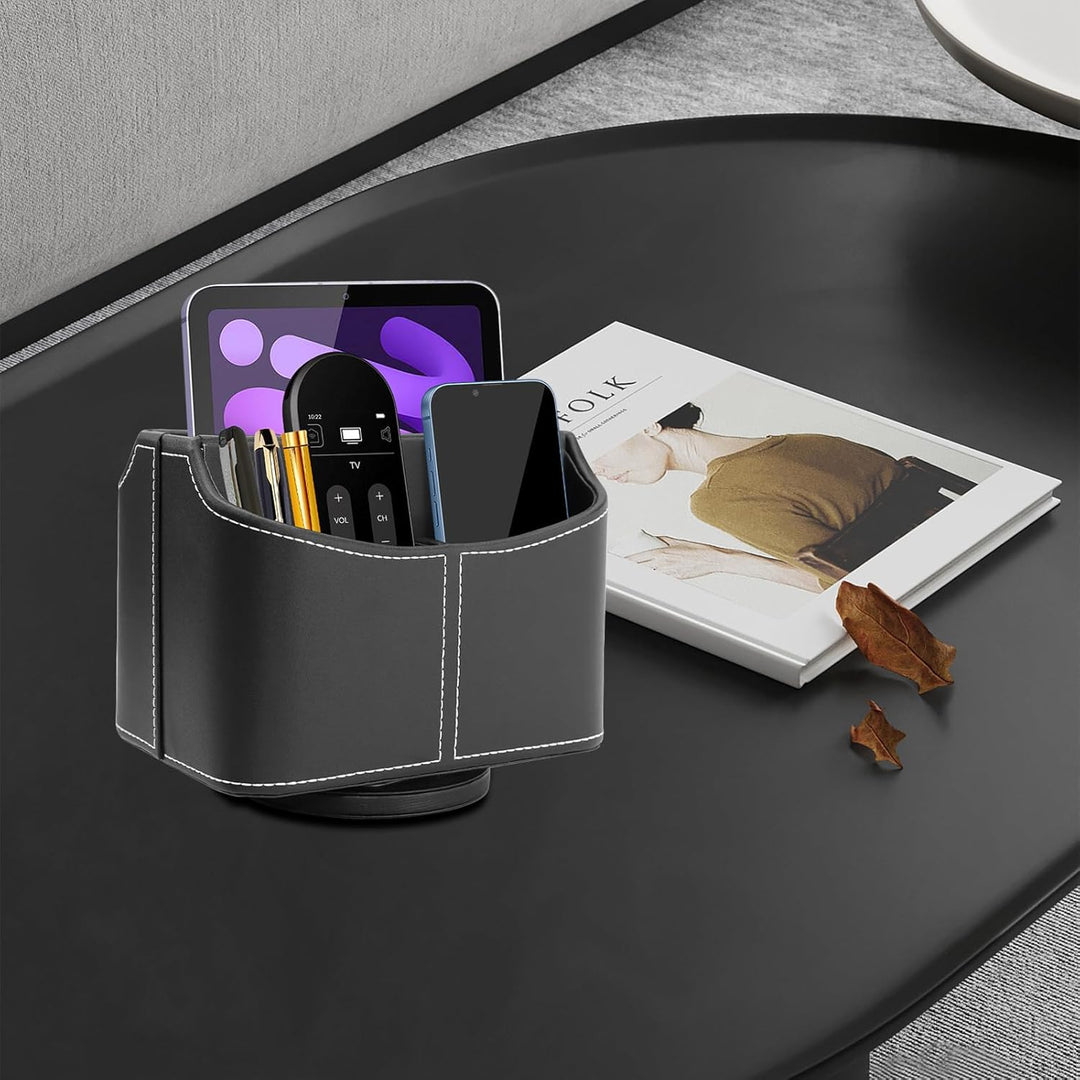Schreibtisch Organizer,360° Rotierende Grosse Kapazitätstifte Schreibtisch Stiftehalter mit 5 Fächer