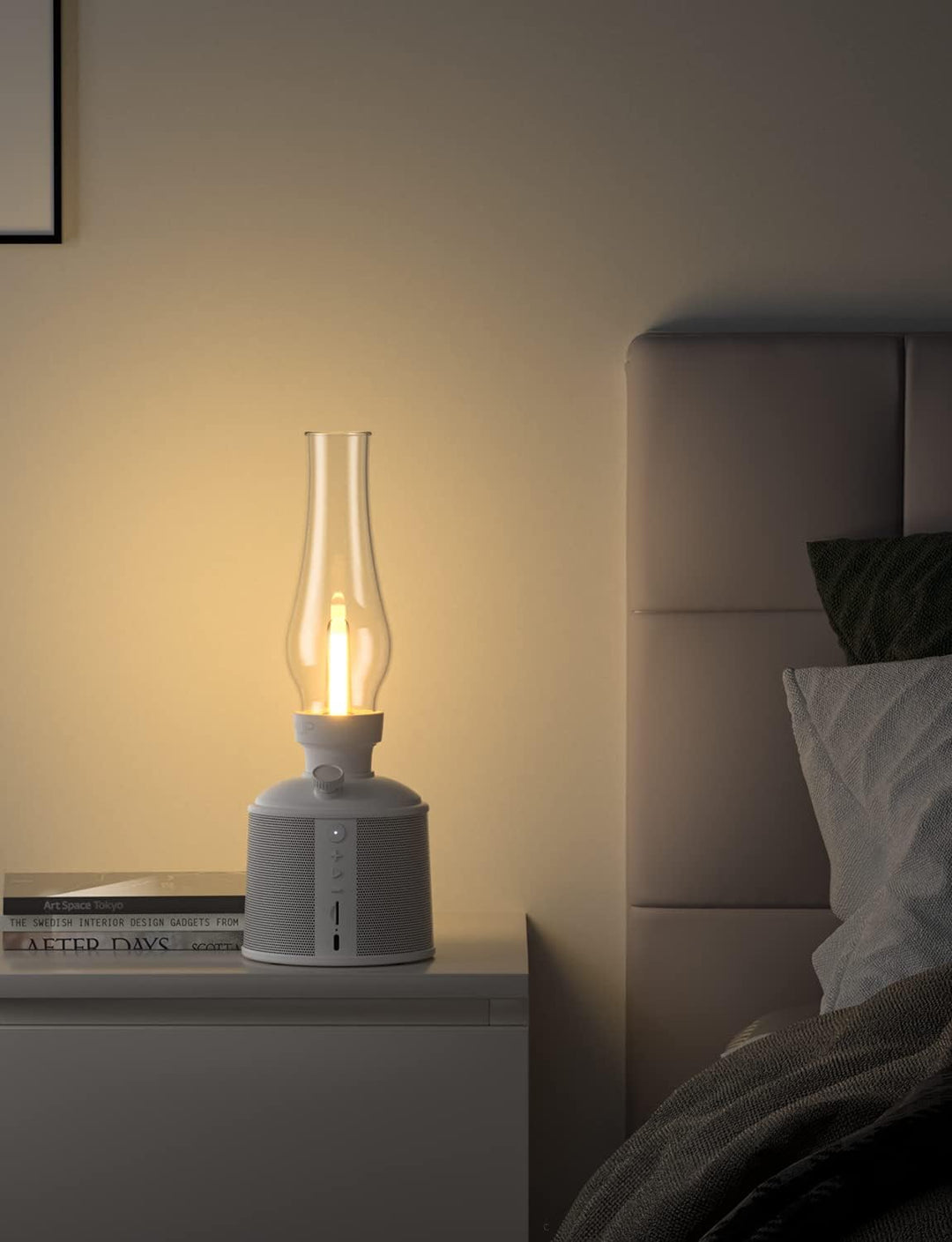 GOLUMUP Bluetooth Lautsprecher mit Licht und Unendlicher Dimmung tragbare Bluetooth Box Lautsprecher