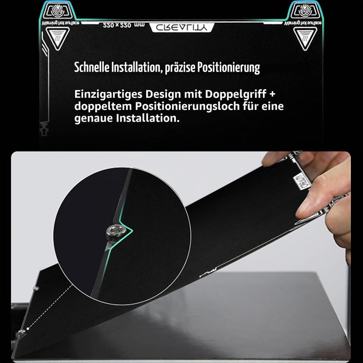 Creality Epoxy Resin Build Plate for K1, 3D Printer Double Side Epoxy Resin Particle Coating Print B