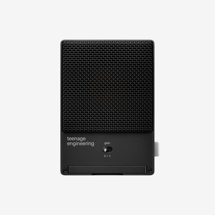 Teenage Engineering CM-15 Tragbares Studio-Kondensatormikrofon mit USB-C Audio und Laden, 3,5 mm Min
