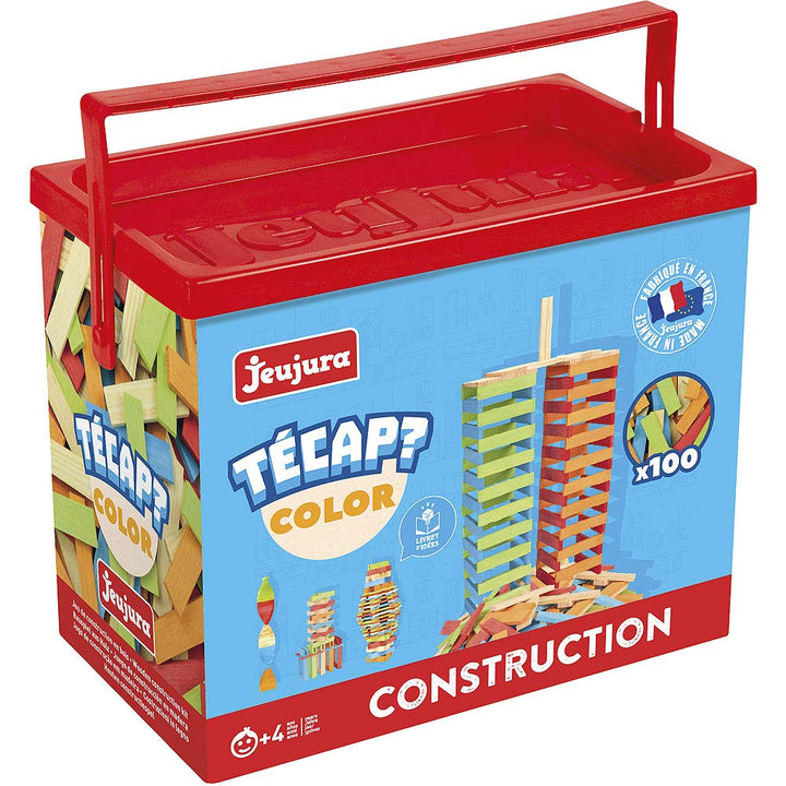 JeuJura 8336 Spiel, BAU- – blöcke Color – 100-teilig Einheitsgrösse, Einheitsgrösse