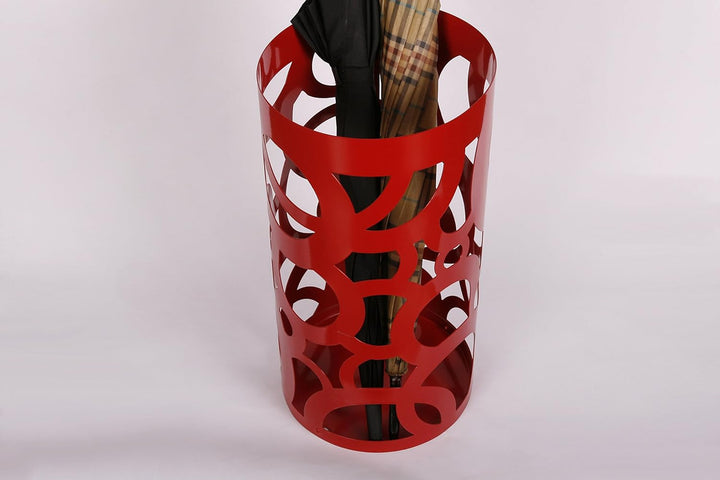Regenschirmständer Design Circle, 49 x Ø 22,5 cm, rot, Marke: Szagato, Made in Germany (Schirmstände
