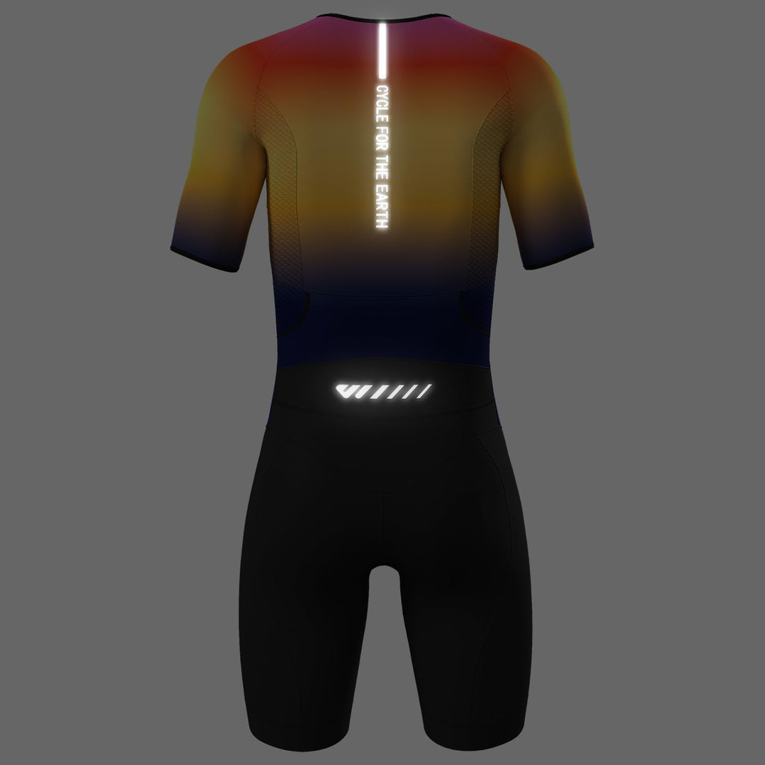 Lo.gas Herren Pro Trisuit Kurzarm Triathlonanzug für Rennen und Triathlon-Wettkämpfe -Triathlon-Anzu