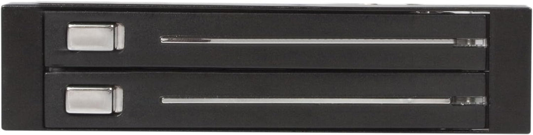 StarTech.com SATA Wechselrahmen 3,5 Zoll trägerlos - Mobiles Festplatten Speicher Rack für 2x 6,4cm