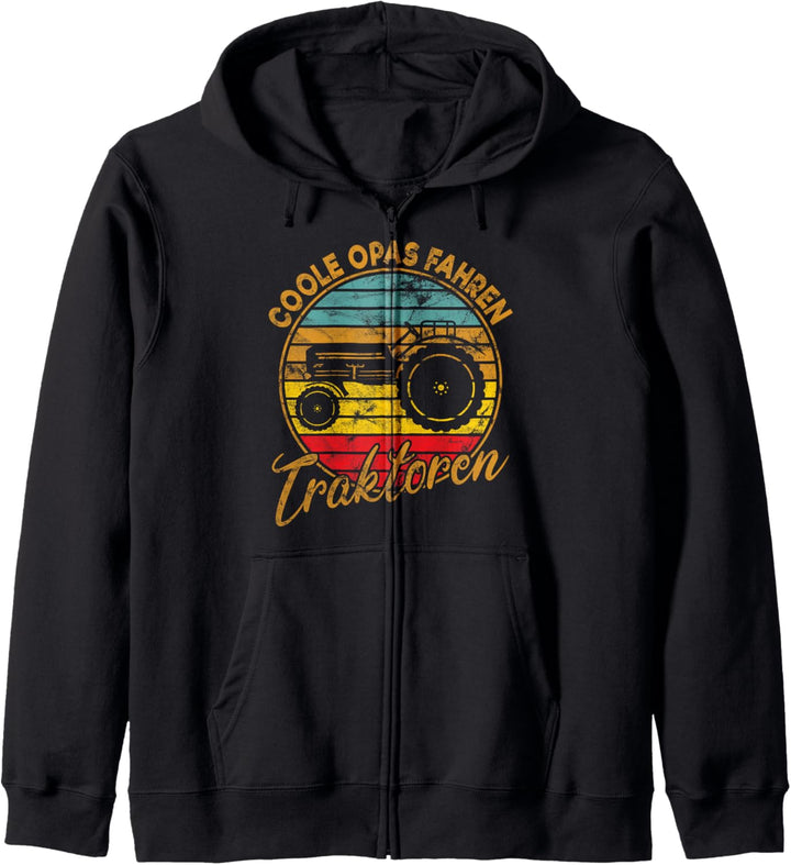 Oldtimer Traktor - Coole Opas fahren Traktoren und Trecker Kapuzenjacke