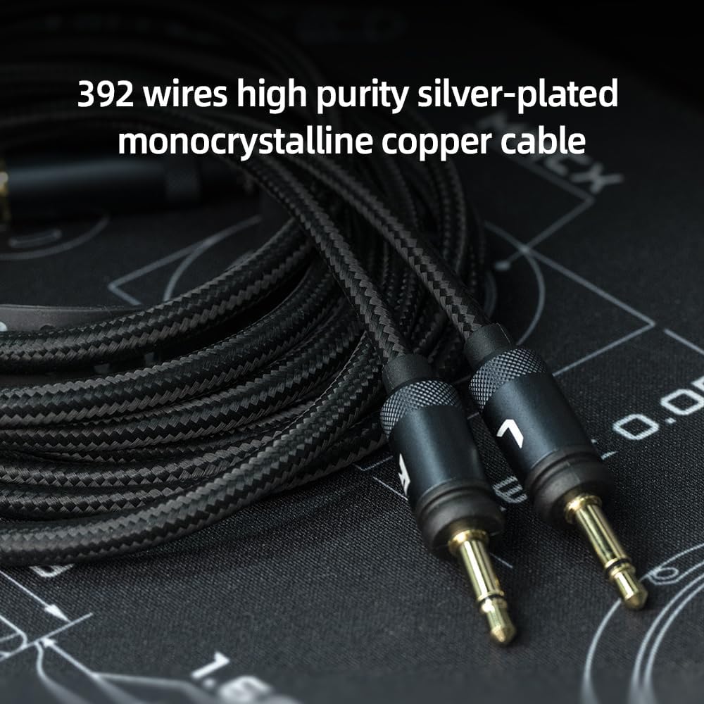 FiiO FT3 HiFi Studio 32 Ohm kabelgebundener Over-Ear/Open-Back-Kopfhörer, 60 mm Hochleistungs-Dynami