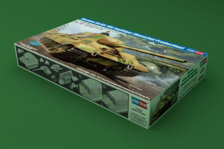 HobbyBoss 84562 1/35 Sd.Kfz.186 Jagdtiger, Henschel Modellbausatz, Mehrfarbig