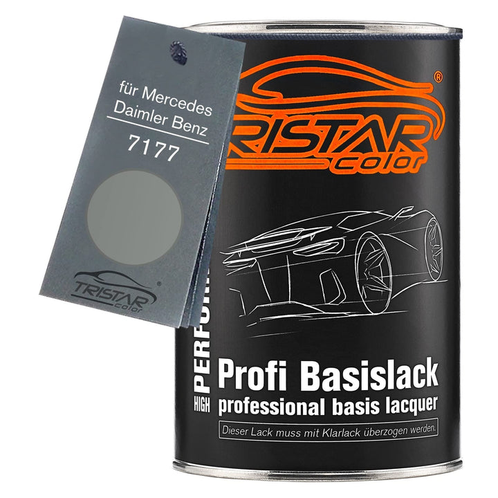 TRISTARcolor Autolack Dose spritzfertig für Mercedes/Daimler Benz 7177 Stratosgrau Metallic/Stratusg
