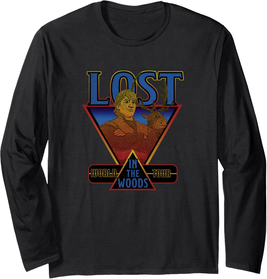 Disney Frozen 2 Kristoff &amp; Sven Lost In The Woods World Tour Langarmshirt