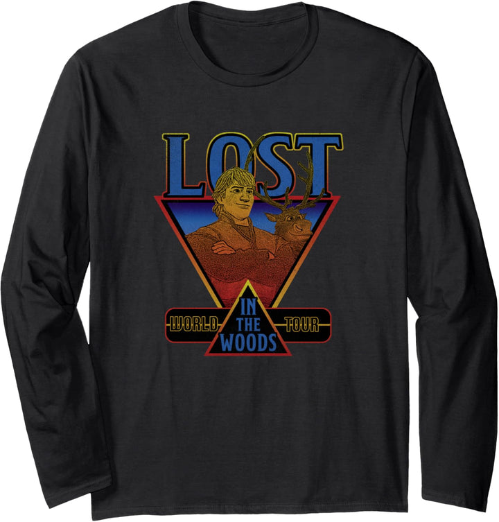 Disney Frozen 2 Kristoff &amp; Sven Lost In The Woods World Tour Langarmshirt