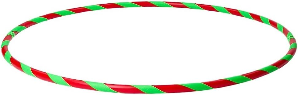Hula-Hoop-Reifen, faltbar, Ø 90/95/100 cm Rot-Grün Ø90cm, Rot-Grün Ø90cm