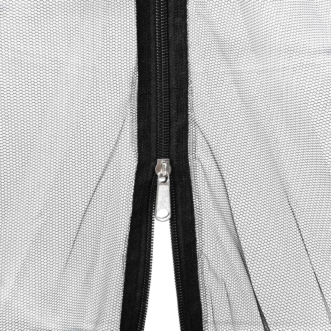 Moskitonetz Garten, 156 Mesh Polyester mit Reissverschluss und Seil, 3x4,5x2,5m, for Terrasse Campin
