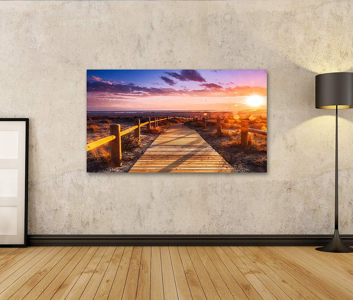 islandburner Bild auf Leinwand Sonnenuntergang Strand Almeria Cabo De Gata Nijar Naturpark Alme Bild