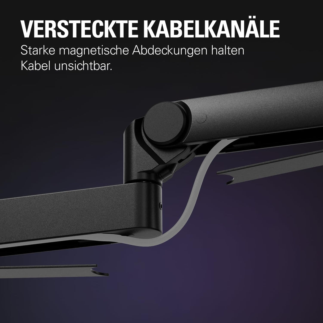 Elgato Wave Mic Arm Pro – 360° drehbarer Mikrofonarm mit niedrigem Profil und Gasfeder, kompatibel M