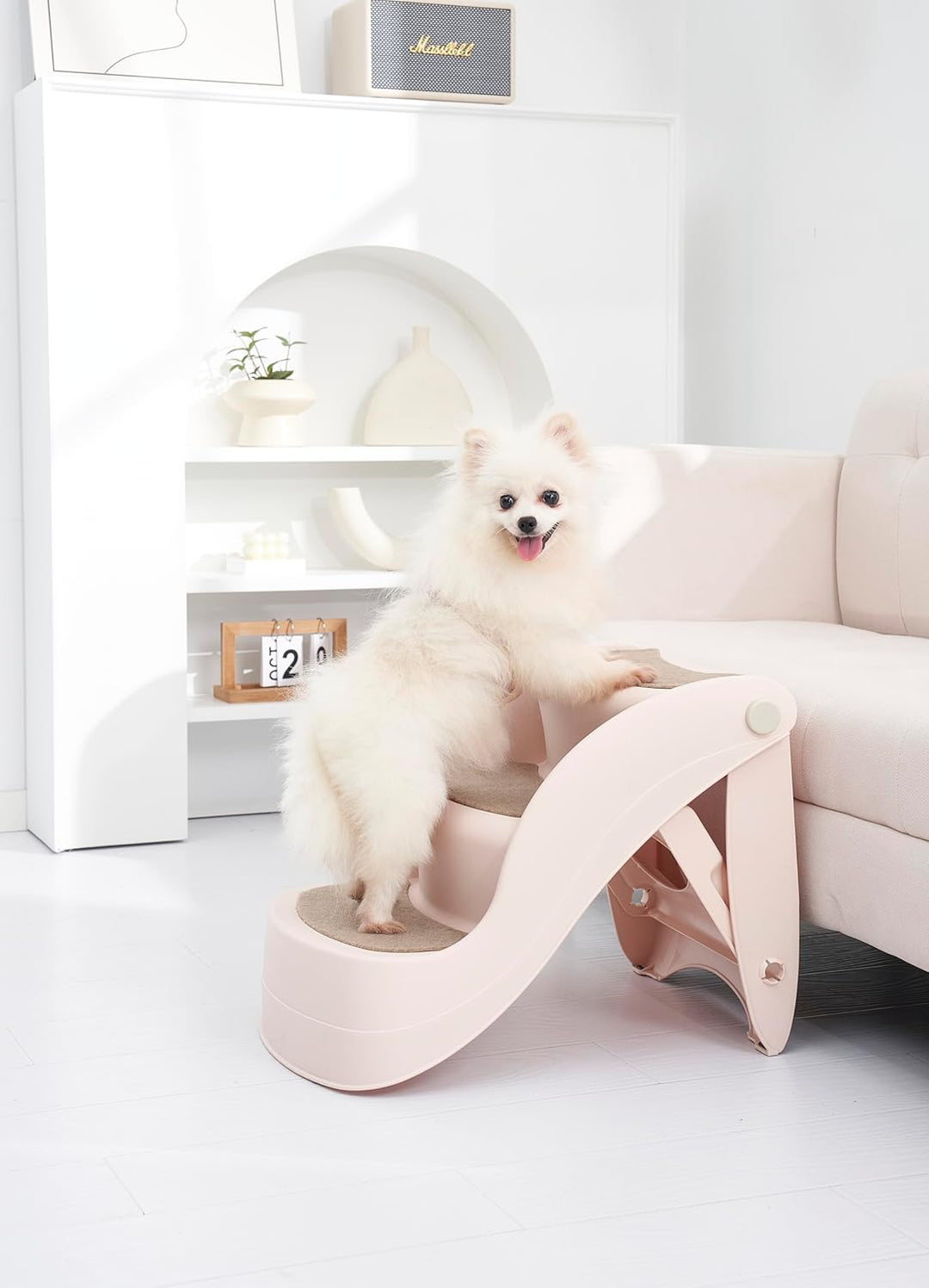 Lanco – Haustiertreppe. 3 Schritte. Katzen und Hunde. Widerstandsfähiges und rutschfestes Material.