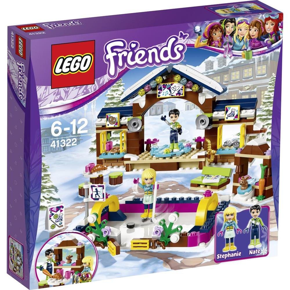 LEGO Friends 41322 - "Eislaufplatz im Wintersportort Konstruktionsspiel, bunt