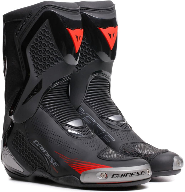 Dainese Torque 4 Air Motorrad Stiefel, schwarz/rot, 47 Schwarz Rot 47 EU, Schwarz Rot 47 EU