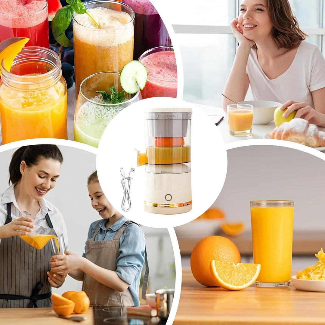 Electric Citrus Juicer, Automatic Citrus Juicer, Electric Fruit Press Machine, Portable Juicer Blend