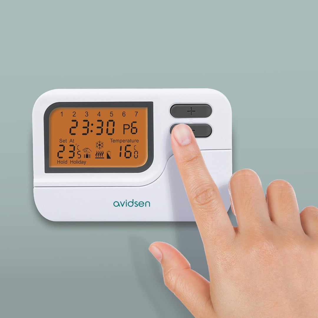 Avidsen 103953 CHRONOTHERMOSTAT, wöchentlich weiss