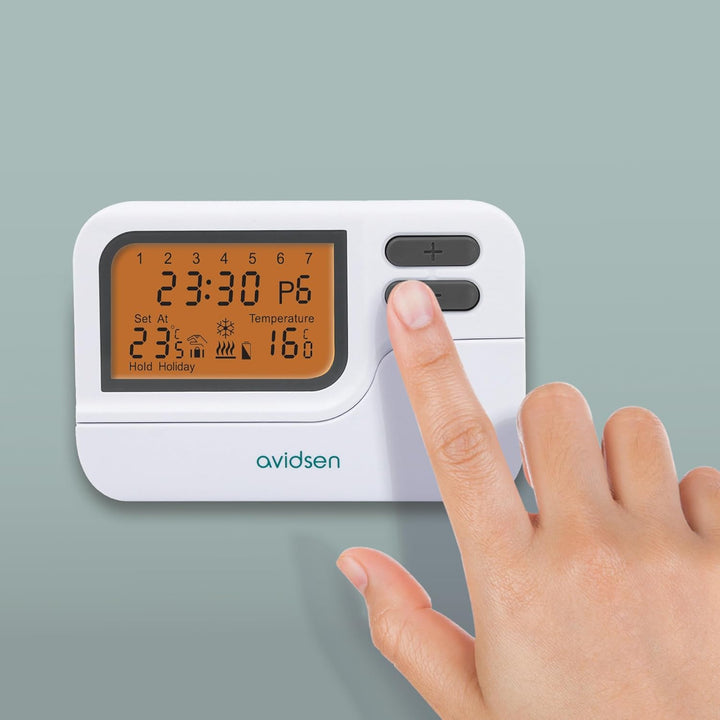 Avidsen 103953 CHRONOTHERMOSTAT, wöchentlich weiss