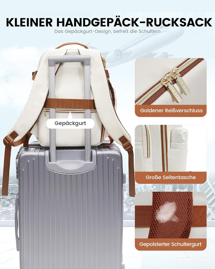 LOVEVOOK Handgepäck Rucksack 40x30x20 Ryanair, Klein Handgepäck Tasche Reiserucksack Flugzeug, Carry